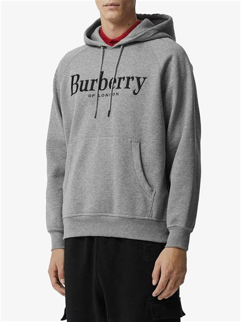 burberry london hoodie grey|burberry teddy bear hoodie.